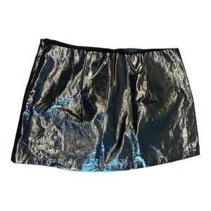 Abercrombie & Fitch Vegan Leather Black Mini Skirt - Women's XL - NWT